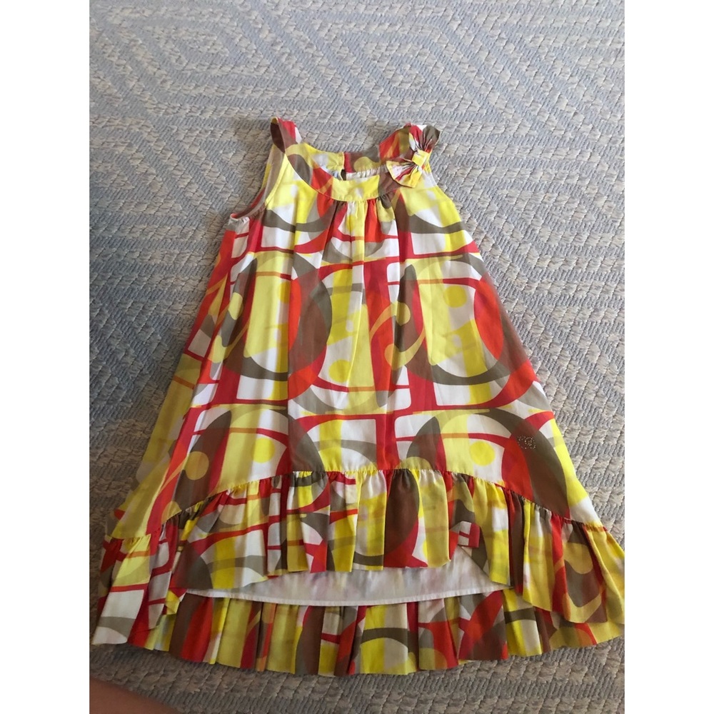 Dior girls print dress